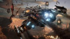 spaceship starcraft Zerg futuristic video games battlecruiser