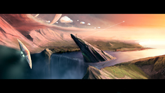 Spaceships concept art science