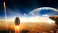 Spaceships digital art vehicles