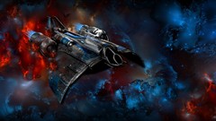 Spaceships outer space artwork digital art futuristic