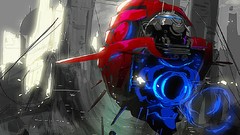 Spaceships science fiction cityscapes artwork digital art 