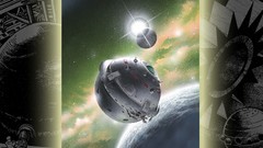 Spaceships science fiction magazines magazine covers Perry 