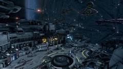 Spaceships science fiction outer space Halo 4