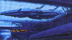 Spaceships vehicles fantasy art