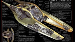 Spaceships vehicles infographics