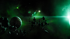 Spaceships vehicles outer space