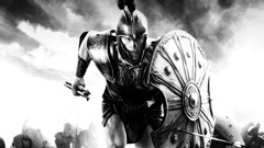 Sparta Troy Brad Pitt Warriors greyscale Achilles