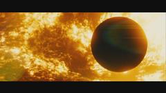 Spheres abstract fire