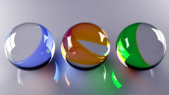 Spheres orbs graphic