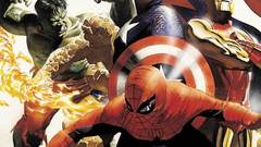 Spider-Man captain america artwork