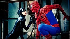 Spider-Man Catwoman cosplay artwork