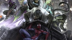 Spider-Man comics artwork Green Goblin villians