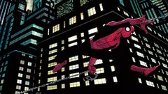 Spider-Man comics comic art low-angle building spiderwebs