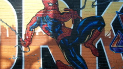 Spider-Man graffiti marvel comics