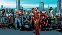 Spider-Man Iron Man comics captain america Avengers artwork 