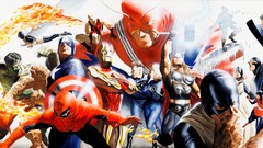 Spider-Man Iron Man Cyclops comics thor mr fantastic invisible 