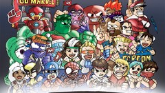 Spider-Man Iron Man marvel comics chun-li ryu ken superheroes 