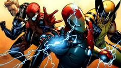 Spider-Man Iron Man wolverine comics captain america marvel 