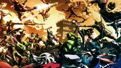 Spider-Man Iron Man wolverine dante thor superheroes captain 