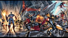 Spider-Man Iron Man wolverine spider woman thor captain america 