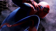 Spider-Man marvel water drops superheroes spider webs artwork 