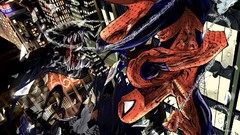 Spider-Man Venom comics superheroes artwork marvel comics