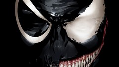 Spider-Man Venom faces smiling