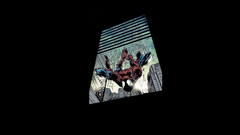 Spider man window down upside