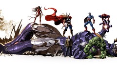 Spider-Man wolverine marvel mike thor captain america Hulk 