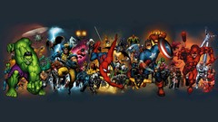 Spider-Man wolverine Venom Cyclops daredevil captain america 