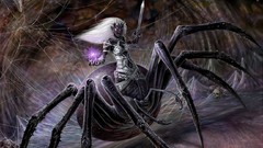 Spiders Drow dungeons and dragons fantasy art monster girls 