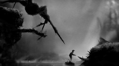 Spiders monochrome limbo digital art video games
