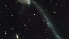 Spiral galaxy The tadpole arp collisions disrupted