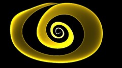 spiral simple yellow Minimalism shapes swirls Simple Background
