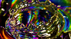 Splash abstract droplet colors