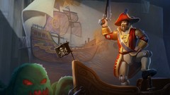Splashes League of Legends artwork Gangplank