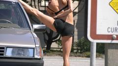 Sport gymnastics funny fun