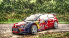 Sports asphalt germany roads Red Bull races racing wrc HDR 
