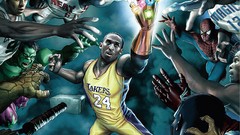 Sports basketball cartoons los angeles lakers kobe bryant
