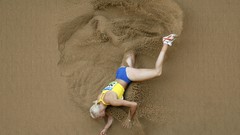 Sports beijing blondes Athletes 2008 olympics Carolina Klüft