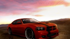 Sports cars dodge charger srt8