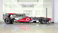 Sports cars Mercedes-Benz racing formula one McLaren MP4 flank