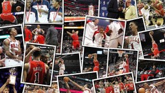 Sports collage basketball nba chicago bulls derrick rose