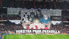 Sports crowd goal Spain Real Madrid stadium arena fans legend 