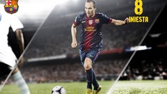 Sports FC Barcelona football teams Iniesta