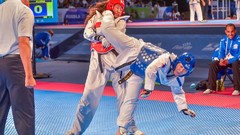 Sports fight Fighting kick WTF olympics taekwondo kicking