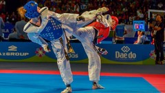 Sports fight Fighting kick WTF olympics taekwondo kicking
