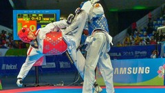 Sports fight Fighting kick WTF olympics taekwondo kicking