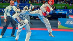 Sports fight Fighting kick WTF olympics taekwondo kicking