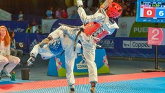 Sports fight Fighting kick WTF olympics taekwondo kicking